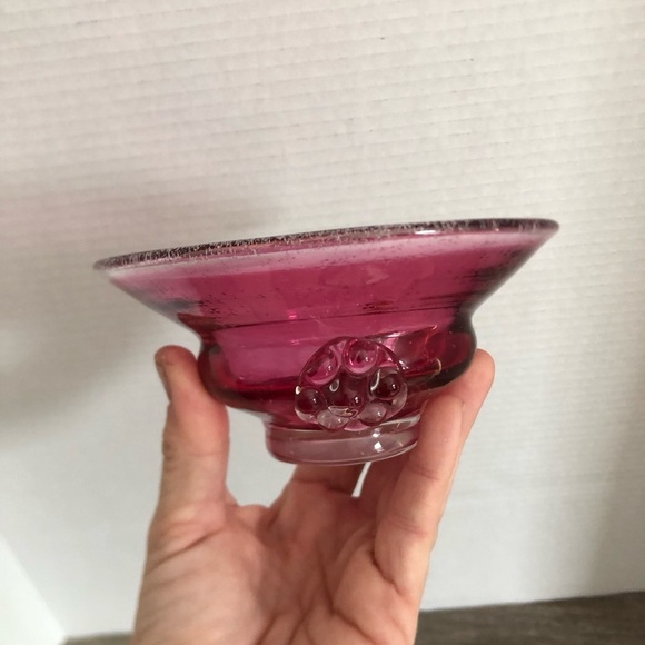 1960s Czechoslovakian Art Glass Bowl by Josef Hospodka - Picture 4 of 15
